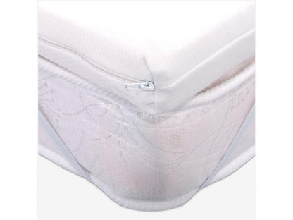 80x190 cm mattress topper, 10 cm high, in Homzora fabric with removable cover - Topper H10