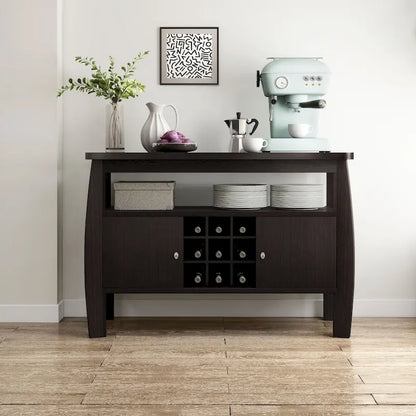 Furniture of America True Modern 51-inch Cappuccino 1-shelf Buffet Table