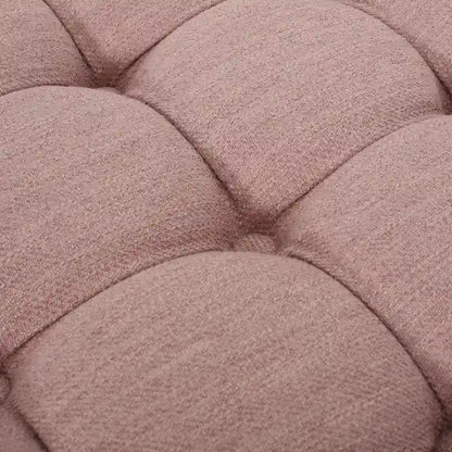 Cimarron Contemporary Round Ottoman with Rolling Casters by Christopher Knight Home