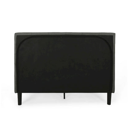 Agnew Queen-size Upholstered Platform Bed by Christopher Knight Home