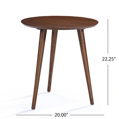 Evie Wood End Table with Faux Wood Overlay by Christopher Knight Home - 20L x 20W x 22H