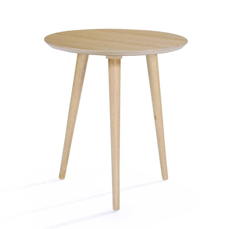 Evie Wood End Table with Faux Wood Overlay by Christopher Knight Home - 20L x 20W x 22H