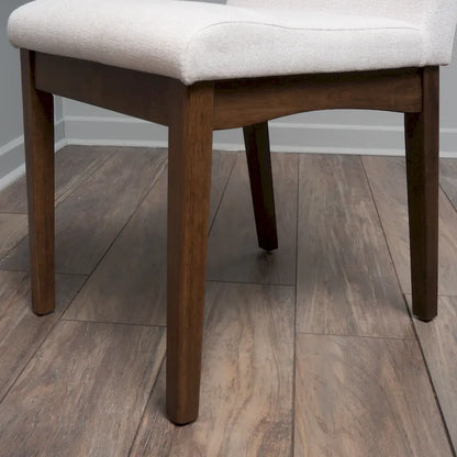 Dimitri Mid-Century Fabric Dining Chair (Set of 2) by Christopher Knight Home