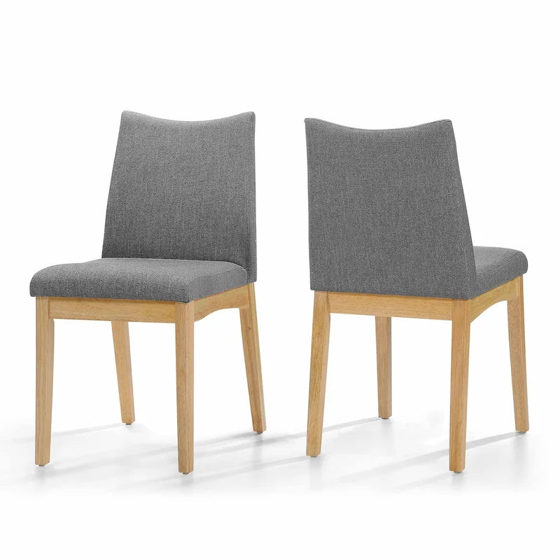 Dimitri Mid-Century Fabric Dining Chair (Set of 2) by Christopher Knight Home