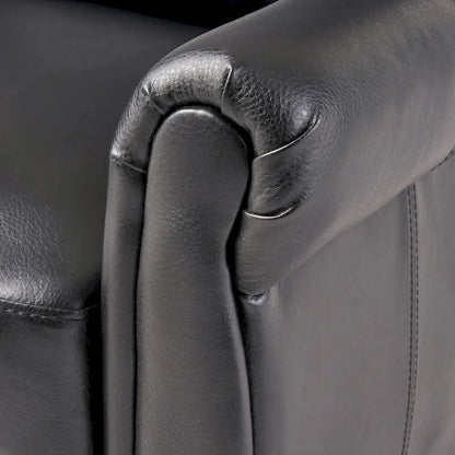 Haddan PU Leather Recliner Club Chair by Christopher Knight Home