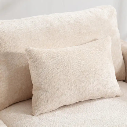 Modern Chenille Fabric Loveseat - 62.68 x 68.90 x 31.89