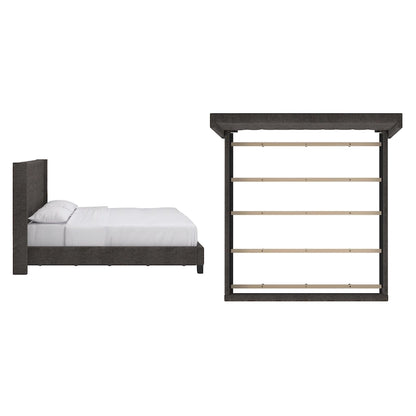 Detmold Wingback Button Tufted King Bed