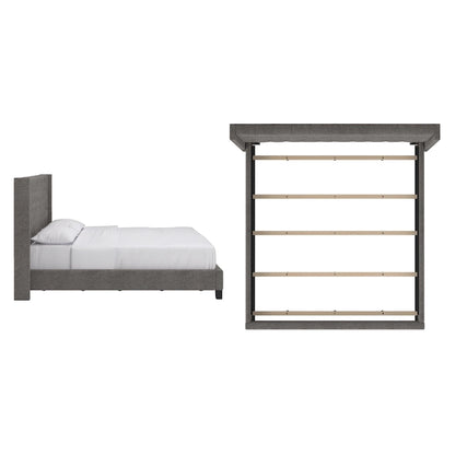 Detmold Wingback Button Tufted King Bed