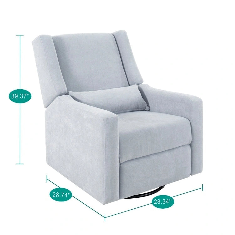 Tanya Luxury Power Motion Recliner Chair with Swivel Glider, Upholstered Living Room Reclining Sofa Chair with Lumbar Support