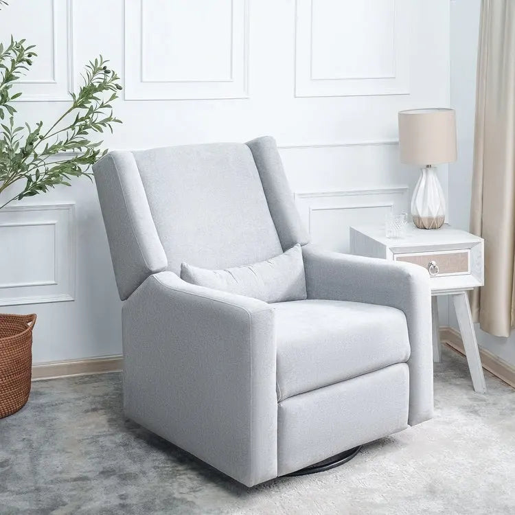 Tanya Luxury Power Motion Recliner Chair with Swivel Glider, Upholstered Living Room Reclining Sofa Chair with Lumbar Support