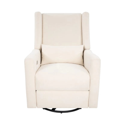Tanya Luxury Power Motion Recliner Chair with Swivel Glider, Upholstered Living Room Reclining Sofa Chair with Lumbar Support