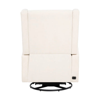 Tanya Luxury Power Motion Recliner Chair with Swivel Glider, Upholstered Living Room Reclining Sofa Chair with Lumbar Support