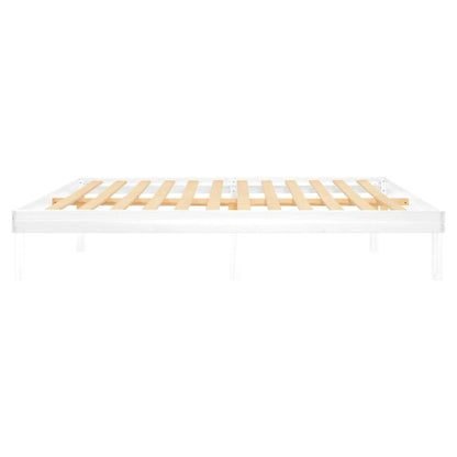 14 Inch Solid Pine Wood Platform Bed Frame No Squeak Bed Frame with Wooden Slats No Box Spring Needed