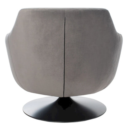 SAFAVIEH Couture Citine Velvet Swivel Accent Chair - 31.1 W x 32.3 L x 29.5 H - 31.1 W x 32.3 L x 29.5 H