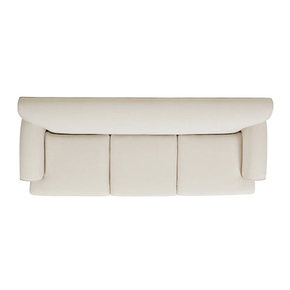 Alana Lawson 88 Inch Living Room Sofa  Three Cushion Couch with Rolled Arms and Tight Back  Minimal Assembly Required