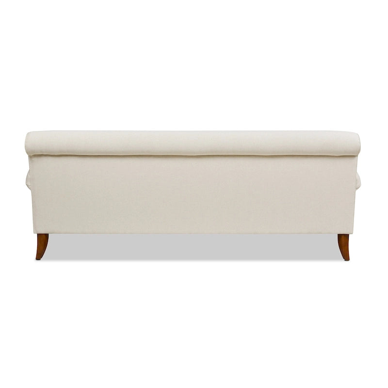 Alana Lawson 88 Inch Living Room Sofa  Three Cushion Couch with Rolled Arms and Tight Back  Minimal Assembly Required