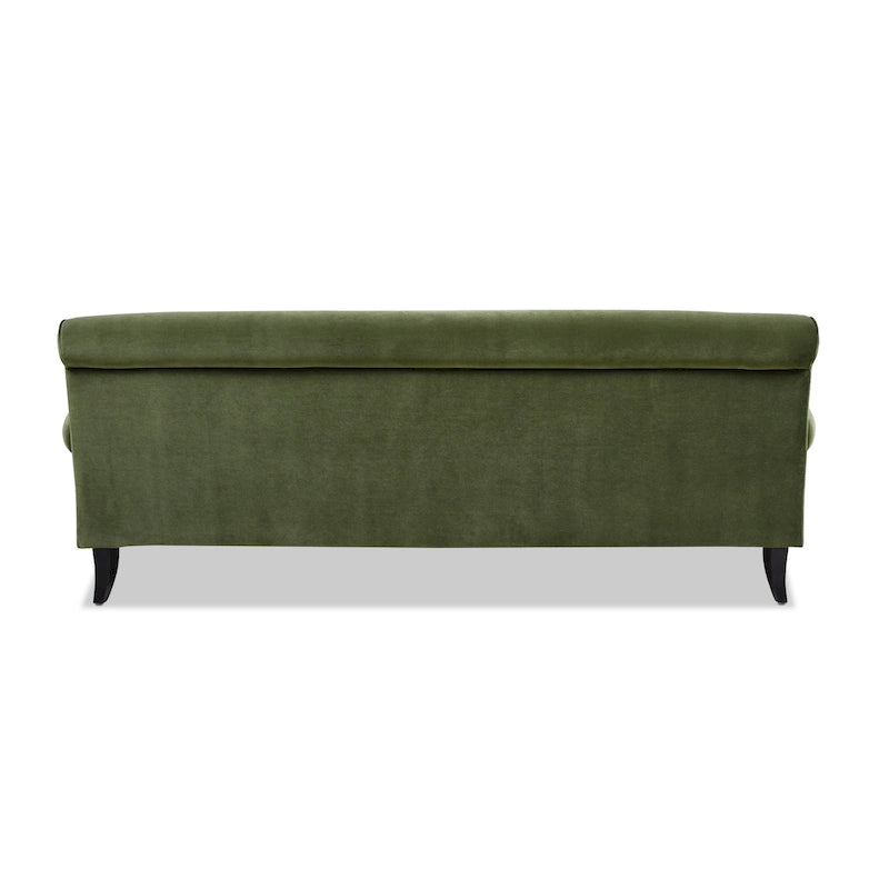 Alana Lawson 88 Inch Living Room Sofa  Three Cushion Couch with Rolled Arms and Tight Back  Minimal Assembly Required