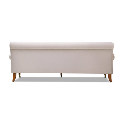 Alana Lawson 88 Inch Living Room Sofa  Three Cushion Couch with Rolled Arms and Tight Back  Minimal Assembly Required