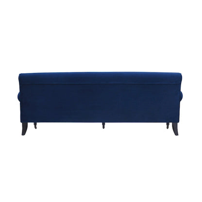 Alana Lawson 88 Inch Living Room Sofa  Three Cushion Couch with Rolled Arms and Tight Back  Minimal Assembly Required