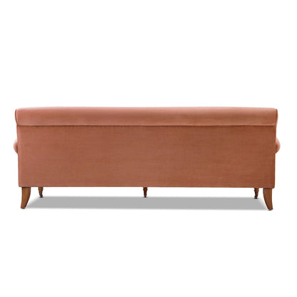 Alana Lawson 88 Inch Living Room Sofa  Three Cushion Couch with Rolled Arms and Tight Back  Minimal Assembly Required