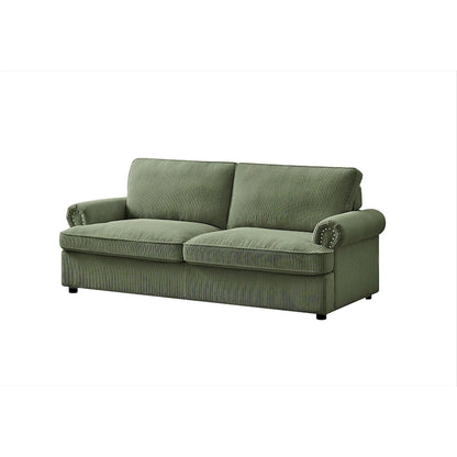 Viviana 76 inch Polyester Round Arm Sleeper Sofa