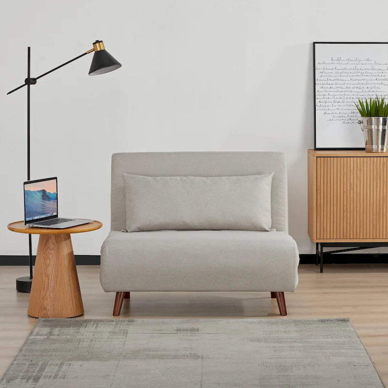 Tustin Upholstered Convertible Lounge/ Sleeper Chair