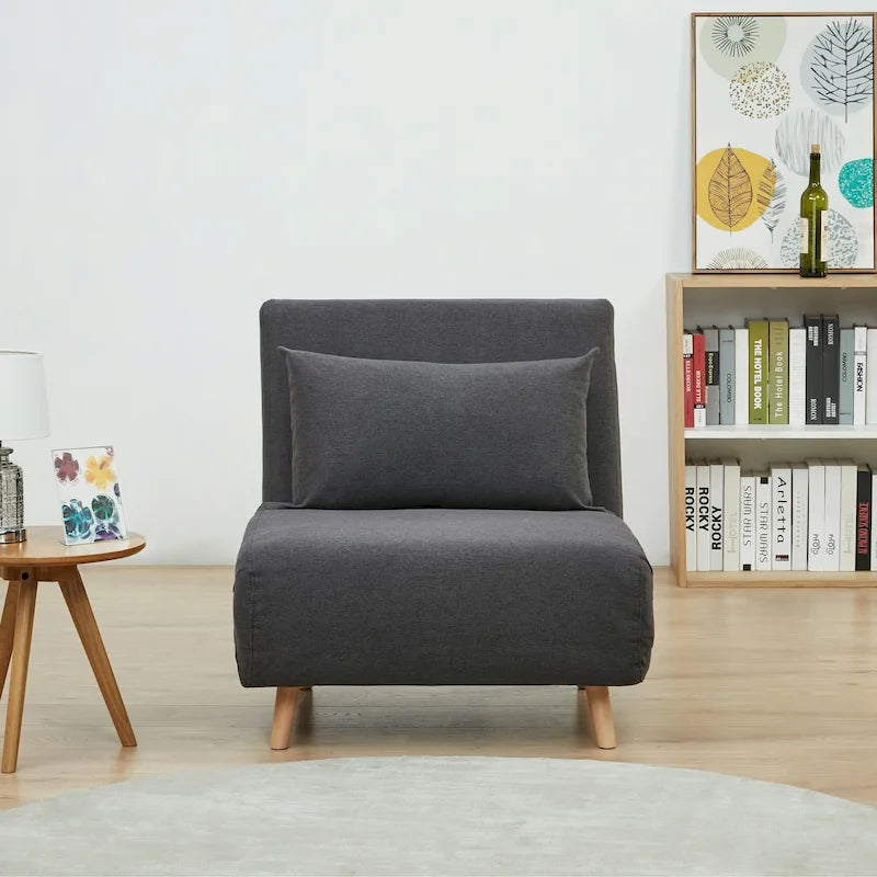 Tustin Upholstered Convertible Lounge/ Sleeper Chair