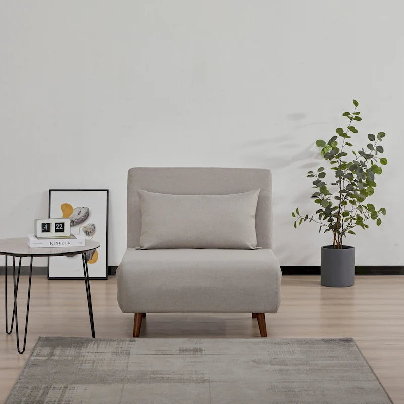 Tustin Upholstered Convertible Lounge/ Sleeper Chair