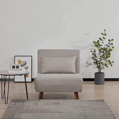 Tustin Upholstered Convertible Lounge/ Sleeper Chair