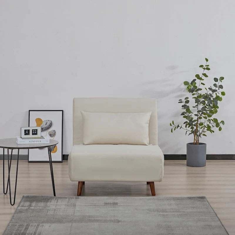 Tustin Upholstered Convertible Lounge/ Sleeper Chair