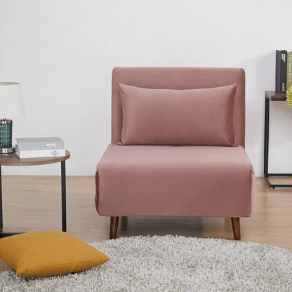 Tustin Upholstered Convertible Lounge/ Sleeper Chair