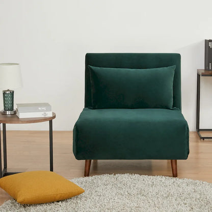 Tustin Upholstered Convertible Lounge/ Sleeper Chair