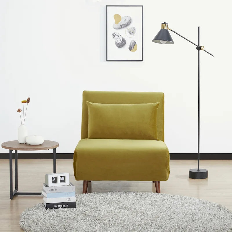 Tustin Upholstered Convertible Lounge/ Sleeper Chair