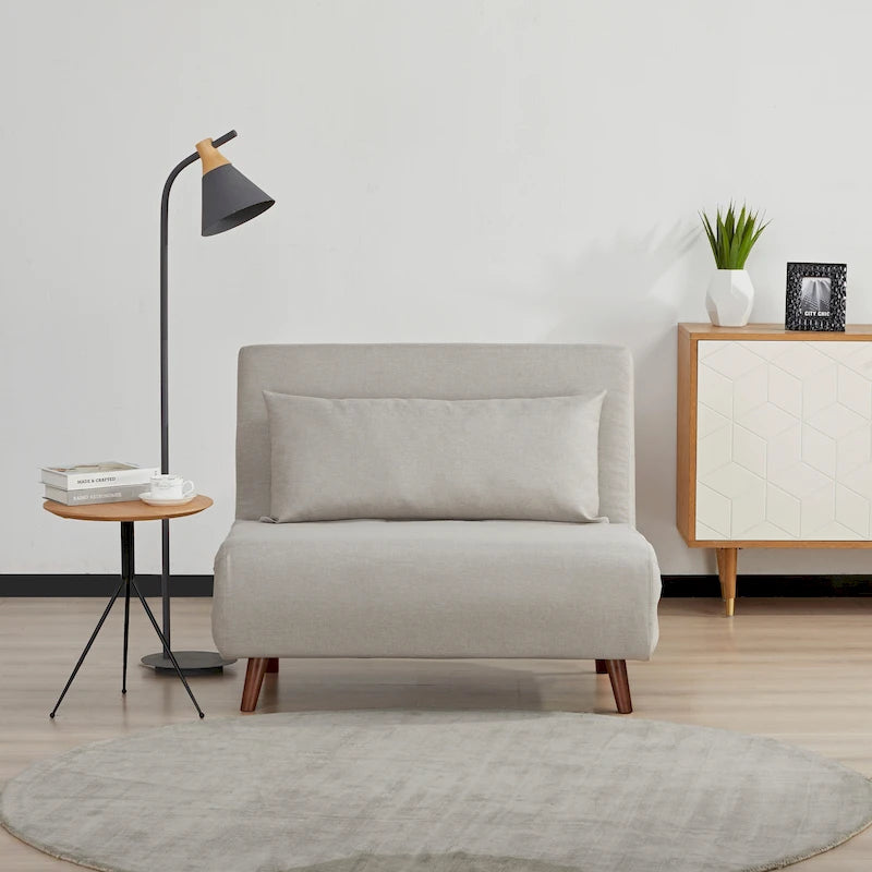 Tustin Upholstered Convertible Lounge/ Sleeper Chair
