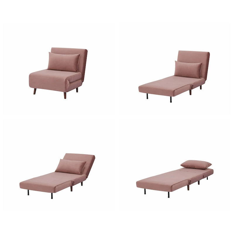 Tustin Upholstered Convertible Lounge/ Sleeper Chair
