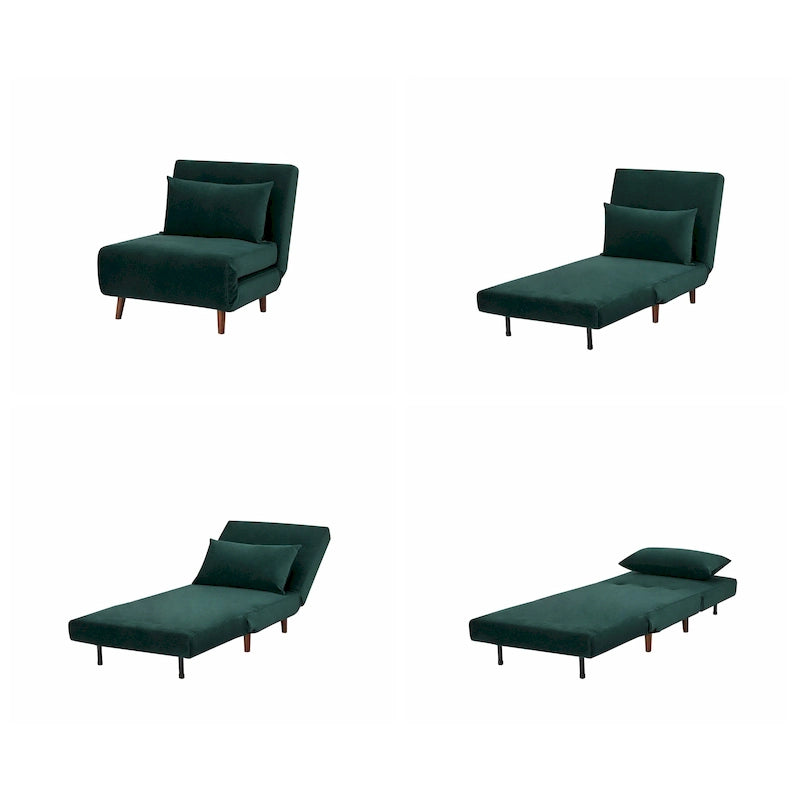 Tustin Upholstered Convertible Lounge/ Sleeper Chair