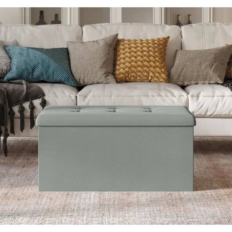 Florence Upholstered Folding Storage Bench