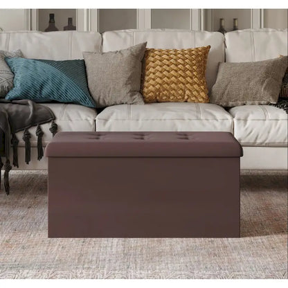 Florence Upholstered Folding Storage Bench