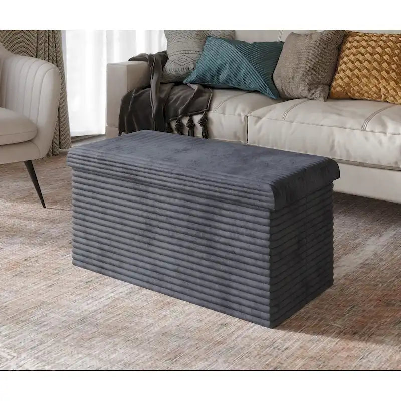 Florence Upholstered Folding Storage Bench