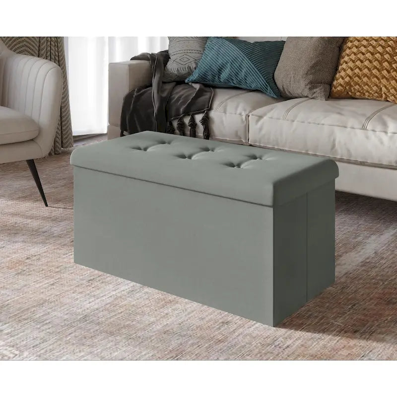 Florence Upholstered Folding Storage Bench