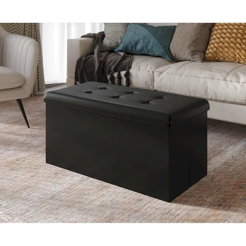Florence Upholstered Folding Storage Bench
