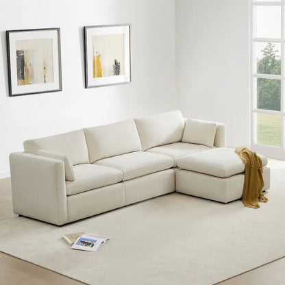 Mia Oversized Modular Sectional Fabric Sofa