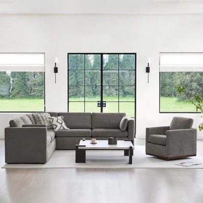 Mia Oversized Modular Sectional Fabric Sofa