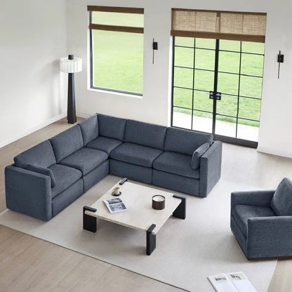 Mia Oversized Modular Sectional Fabric Sofa