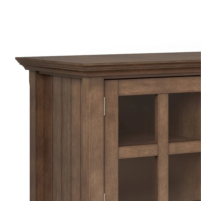 WYNDENHALL Normandy SOLID WOOD 60 inch Wide Transitional TV Media Stand For TVs up to 65 inches - 60 x 16.5 x 24