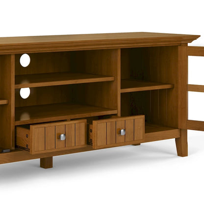 WYNDENHALL Normandy SOLID WOOD 60 inch Wide Transitional TV Media Stand For TVs up to 65 inches - 60 x 16.5 x 24