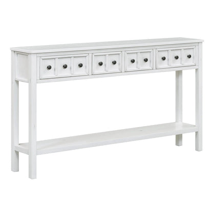 Rustic Entryway Console Table