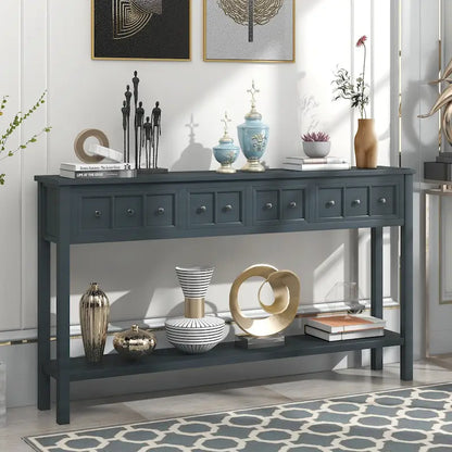Rustic Entryway Console Table
