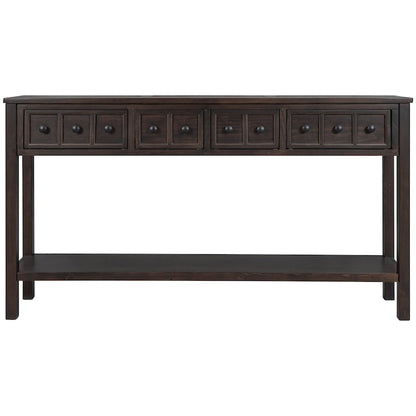 Rustic Entryway Console Table