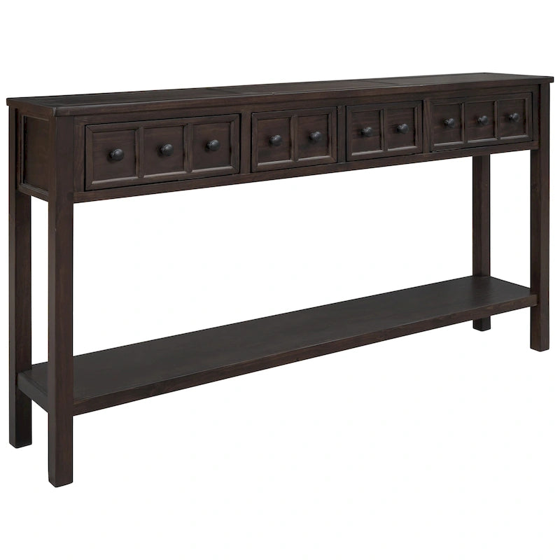 Rustic Entryway Console Table
